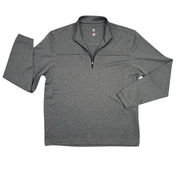 Bolle Golf 1/4 Zip Shirt Mens Large L Gray Thermal Long Sleeve Pullover Sweater - Picture 1 of 10